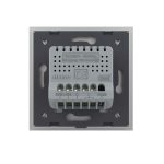 Intrerupator Dublu Wi-Fi cu Touch LIVOLO din Sticla - Serie Noua, gri, VL-FC2NY-2G-2I - imagine 4