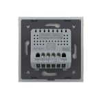 Intrerupator LIVOLO cu touch dublu wireless telecomanda inclusa, gri, VL-C7-C2/702R-15 - imagine 4