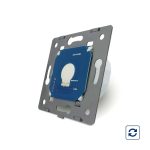 Intrerupator simplu cu revenire contact uscat Livolo cu touch din sticla, negru, VL-C701IH-12 - imagine 4