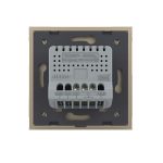 Intrerupator Simplu cu Touch Livolo din Sticla, Zigbee - Serie Noua, auriu, VL-FC1Z-2G-2A - imagine 4