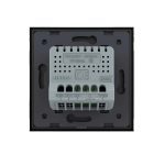 Intrerupator Simplu cu Variator Livolo cu Rama din Sticla, ZigBee - Serie Noua, negru, VL-FC1DZ-2BP-12 - imagine 4
