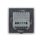 Intrerupator simplu wireless cu touch Livolo din sticla, Serie noua, alb, VL-FC1R-2WP - imagine 4