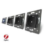 Intrerupator simplu ZigBee + Priza tripla LIVOLO ZigBee cu touch din sticla, Control de pe telefon, negru, VL-C701Z/C7-C3EUZ-12 - imagine 4