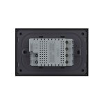 Intrerupator triplu wireless cu touch Livolo din sticla - standard italian, negru, VL-FC3R-3G-12 - imagine 4