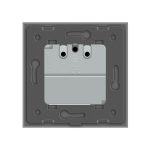 Priza inteligenta pentru perete Livolo ZigBee,16A, Wi-Fi, Compatibil cu Alexa si Google Home, gri, VL-FCTC16AZ-2IP-15 - imagine 4