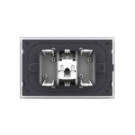 Priza internet Livolo cu rama din sticla - standard italian, alb, VL-C9-C1C-3W - imagine 4