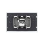 Priza Telefon LIVOLO cu Rama din Sticla, alb, VL-P9-1FCTP-3W - imagine 4