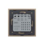 Priza USB-A + USB-C cu Rama Din Sticla LIVOLO - Serie Noua, auriu, VL-FCUA18W.UC18W-2AP-13 - imagine 4
