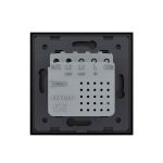 Priza USB-A + USB-C cu Rama Din Sticla LIVOLO - Serie Noua, negru, VL-FCUA18W.UC18W-2BP-12 - imagine 4