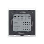 Priza USB-A + USB-C cu Rama Din Sticla LIVOLO - Serie Noua, alb, VL-FCUA18W.UC18W-2WP-11 - imagine 4