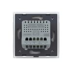 Senzor de Temperatura si Umiditate Livolo cu Rama din Sticla, Protocol Zigbee, alb, VL-FCEZ-2WP-11 - imagine 4