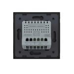Senzor Control Sunet si Lumini Livolo cu Rama din Sticla, Protocol Zigbee, negru, VL-FCJZ-2BP-12 - imagine 4