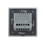 Senzor de Temperatura si Umiditate Livolo cu Rama din Sticla, Protocol Zigbee, gri, VL-FCEZ-2IP-15 - imagine 4