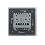 Senzor Control Sunet si Lumini Livolo cu Rama din Sticla, Protocol Zigbee, gri, VL-FCJZ-2IP-15 - imagine 4