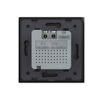 Intrerupator senzor de miscare PIR Livolo cu rama din sticla, negru, VL-FCU-2BP-12 - imagine 4