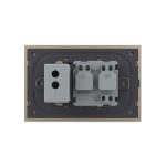 Priza simpla cu USB Livolo standard italian, auriu, VL-C9C1EU1U-13 - imagine 4