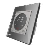 Termostat Livolo pentru sisteme de incalzire electrice, gri, VL-FCQ1-2IPS72-15
