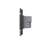 Intrerupator cvadruplu cap scara / cap cruce wireless cu touch Livolo cu rama din sticla, standard Italian - Serie noua, negru, VL-FC4SR-3BP-12 - imagine 2