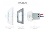 Priza dubla USB Livolo cu rama din sticla - standard italian, alb, VL-C392U-81 - imagine 2