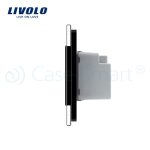 Termostat Livolo pentru sisteme de incalzire electrice, negru, VL-FCQ1-2BPS72-12 - imagine 3