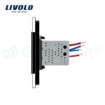 Priza dubla USB Livolo cu rama din sticla, negru, VL-C792USB-12 - imagine 3