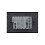Intrerupator cvadruplu cap scara / cap cruce cu touch Livolo din sticla, standard Italian, protocol ZigBee - Serie noua, negru, VL-FC4SZ-3G-12 - imagine 4