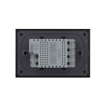Intrerupator cvadruplu cu touch Livolo cu rama din sticla, standard Italian - Serie noua, negru, VL-FC4-3BP-12 - imagine 4
