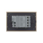 Intrerupator cvadruplu cu touch Livolo din sticla, standard Italian, protocol ZigBee - Serie noua, auriu, VL-FC4Z-3G-13 - imagine 4