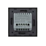 Intrerupator Dublu cu Revenire / Reset cu Touch LIVOLO - Serie Noua, negru, VL-FC2B-2G-2B - imagine 4