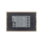 Intrerupator cu variator dublu cu touch Livolo din sticla, standard Italian, protocol ZigBee - Serie noua, auriu, VL-FC2D1Z-3G-13 - imagine 4