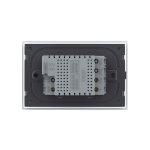 Intrerupator simplu cap scara / cap cruce cu touch Livolo din sticla, standard Italian, protocol ZigBee - Serie noua, alb, VL-FC1SZ-3G-11 - imagine 4