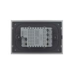 Intrerupator simplu cap scara / cap cruce cu touch Livolo cu rama din sticla, standard Italian - Serie noua, gri, VL-FC1S-3IP-15 - imagine 3