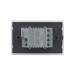 Intrerupator simplu cap scara / cap cruce cu touch Livolo cu rama din sticla, standard Italian - Serie noua, alb, VL-FC1S-3WP-11 - imagine 4