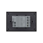 Intrerupator simplu cu touch Livolo cu rama din sticla, protocol ZigBee, standard Italian - Serie noua, alb, VL-FC1Z-3WP-11 - imagine 4