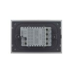 Intrerupator triplu cap scara / cap cruce cu touch Livolo cu rama din sticla, standard Italian, protocol ZigBee - Serie noua, gri, VL-FC3SZ-3IP-15 - imagine 4