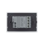 Intrerupator triplu cu touch Livolo din sticla, standard Italian, protocol ZigBee - Serie noua, alb, VL-FC3Z-3G-11 - imagine 4