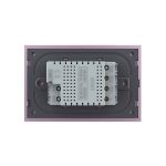 Intrerupator cu variator dublu cu touch Livolo cu rama din sticla, standard Italian, protocol ZigBee - Serie noua, gri, VL-FC2D1Z-3IP-15 - imagine 4