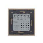 Priza USB Tip C Livolo cu Rama din Sticla, auriu, VL-FCUC-2AP-13 - imagine 4