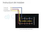 Priza tripla italiana Livolo cu rama din sticla - standard italian, alb, VL-C3C3AIT-81 - imagine 4