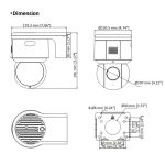 Camera PTZ IP, rezolutie 4MP, IR50m, Audio, Alarm, PoE, DarkFighter - HIKVISION DS-2DE3A404IW-DE(S6) - imagine 2