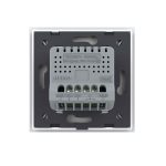 Intrerupatorul Dublu cu Touch LIVOLO cu Rama Din Sticla, Protocol Zigbee, Alb, , VL-FC2Z-2WP-11 - imagine 4