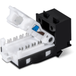 Mufa RJ-45 UTP Cat.6 tool-less, neagra - TRENDnet TC-K25C6BK - imagine 2