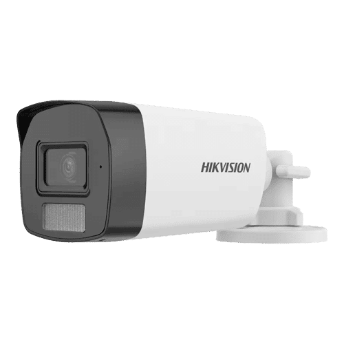 Dual Light - Camera analog 2MP, lentila 2.8mm, IR 40m, WL 40m, TVI/AHD/CVI/CVBS, Mic. - HIKVISION DS-2CE17D0T-LFS-2.8mm