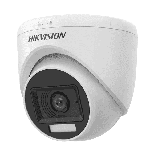 Dual Light - Camera analog 2MP, lentila 2.8mm, IR 20m, WL 20m, TVI/AHD/CVI/CVBS, Mic. - HIKVISION DS-2CE76D0T-LPFS-2.8mm