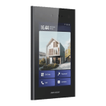 Videointerfon TCP/IP, 8' touch screen, recunoastere faciala - HIKVISION DS-KD9403-E6 - imagine 2