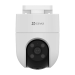 Camera IP EZVIZ de exterior, WI-Fi, Pan&Tilt, rezolutie 2K+, Audio bidirectional, distanta IR 30 metri, imagini color 24/7 CS-H8C-2K+