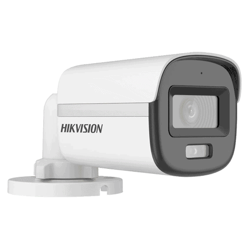 ColorVu, Dual Light -Camera analog 3K, lentila 2.8mm, IR 20m, WL 20m, TVI/AHD/CVI/CVBS, Mic., IP67 - HIKVISION DS-2CE10KF0T-LFS-2.8mm