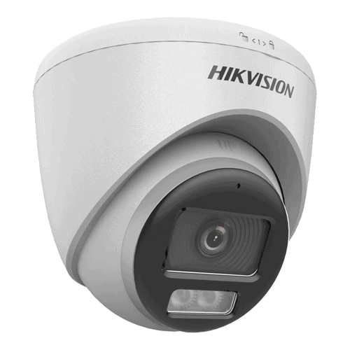 ColorVu, Dual Light -Camera analog 3K, lentila 2.8mm, IR 40m, WL 40m, TVI/AHD/CVI/CVBS, Mic., IP67 - HIKVISION DS-2CE72KF0T-LFS-2.8mm