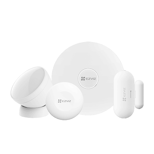 Kit sistem de alarma Smart Home EZVIZ, comunicare Wireless ZigBee CS-B1-HomeSensorKit