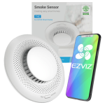 Senzor de fum Smart Home EZVIZ, avertizare optica si acustica, comunicare Wireless ZigBee CS-T4C - imagine 2
